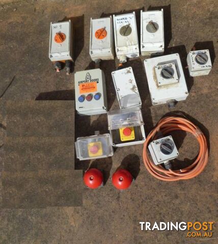 10 Amp 3 Phase Power Switches & Emergency Stop Buttons