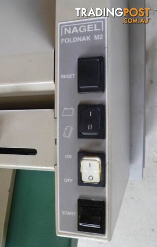 Nagel Foldnak M2 Booklet Maker / Paper Folding Machine - photo 5 of 9