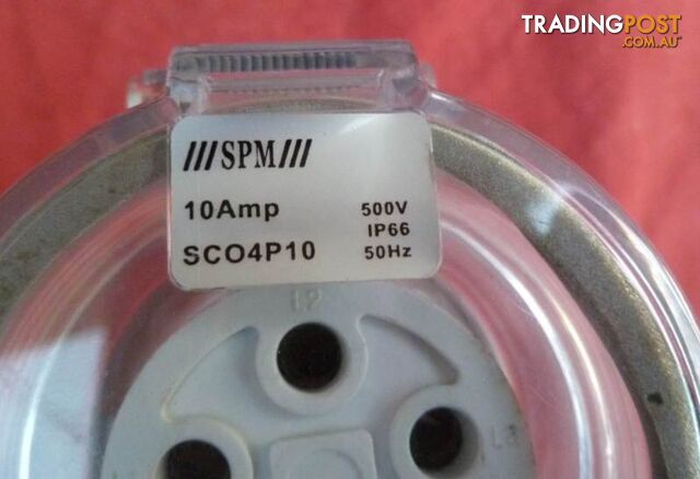 10 Amp 3 Phase Plugs (4 Pin Plugs Male and Female) - photo 4 of 8