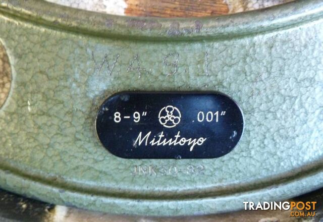 8Ó- 9Ó Mitutoyo Outside Micrometer 103-185A (JNK30-82) - photo 2 of 2