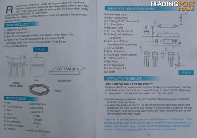 Reverse Osmosis Triple Cylinder Water Purification System - photo 4 of 7