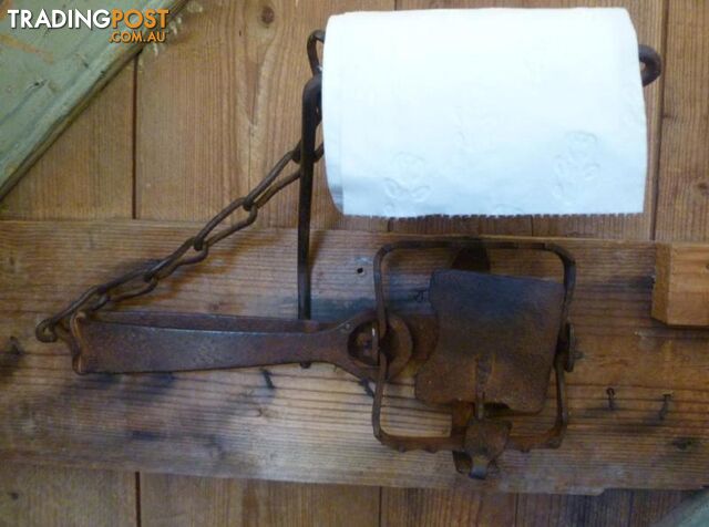 Dunny paper, Loo paper, Bog roll holder, Australiania rabbit trap - photo 2 of 4