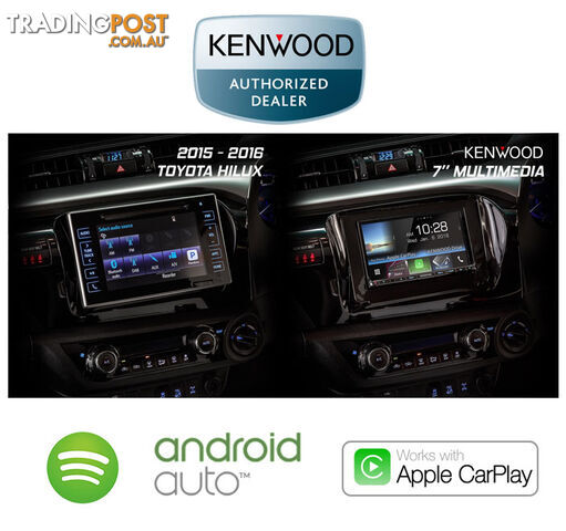 Toyota Hilux 2016-2017 Complete Car Audio Upgrade | Kenwood DDX9017DABS