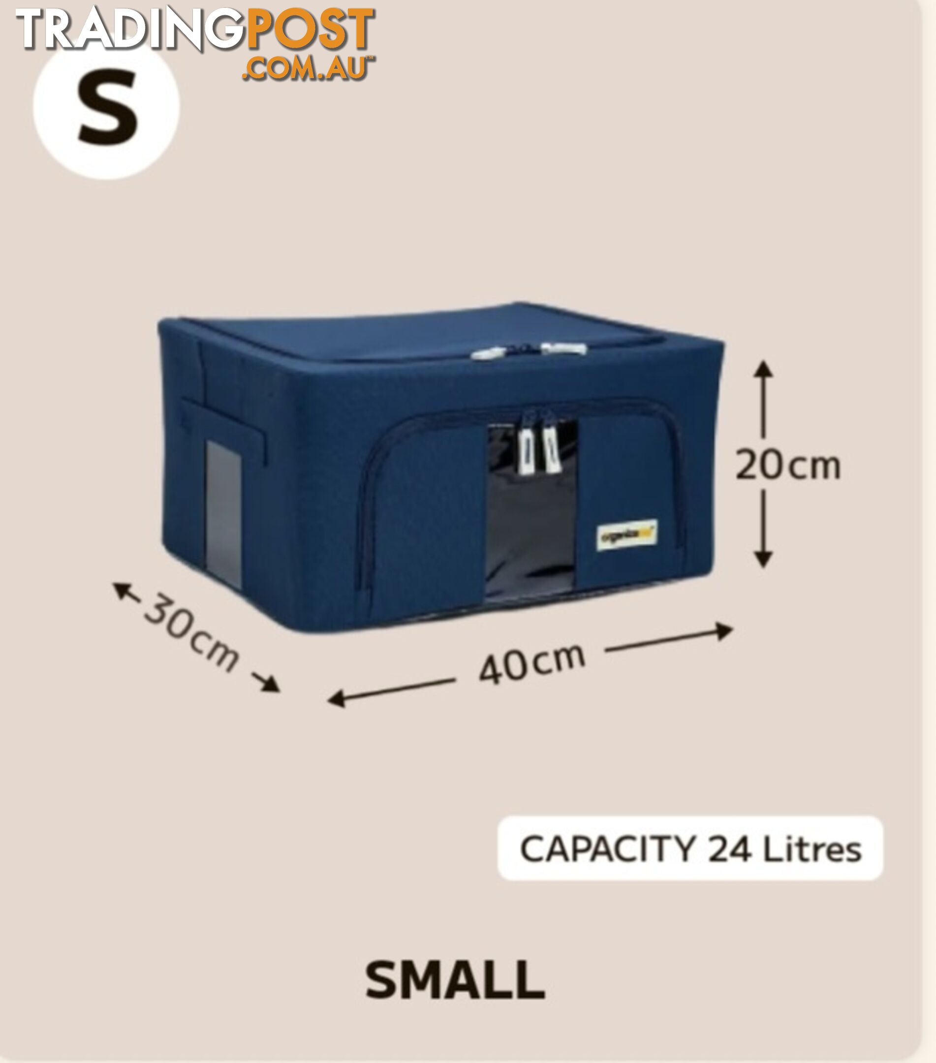 set of 3 organising compartments