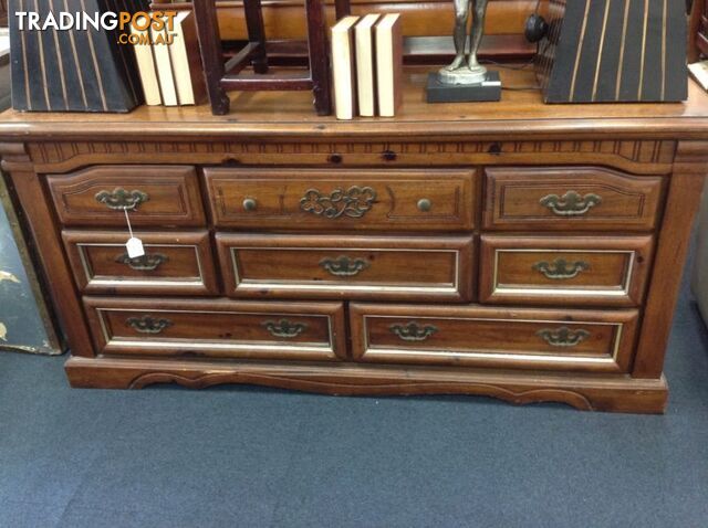 Buffet table or bedroom set of drawers / solid timber