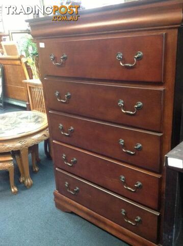 Queen sleigh bed mahogany $495 - photo 3 of 7