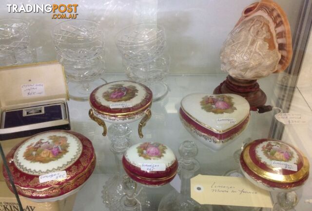Limoges France from $65 - $95 decorative jewelley boxes