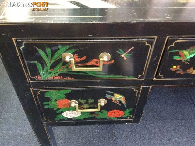 Vintage Japanese desk hand painted - photo 3 of 10
