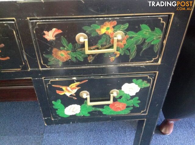 Vintage Japanese desk hand painted - photo 4 of 10