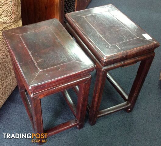 Vintage Chinese side tables