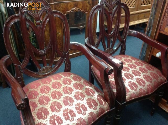 Shield back cedar carver chairs, dining chairs. - photo 2 of 10