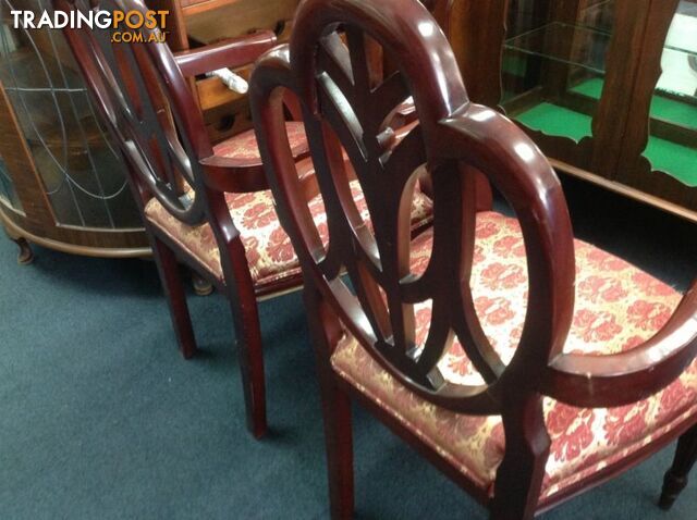 Shield back cedar carver chairs, dining chairs. - photo 3 of 10
