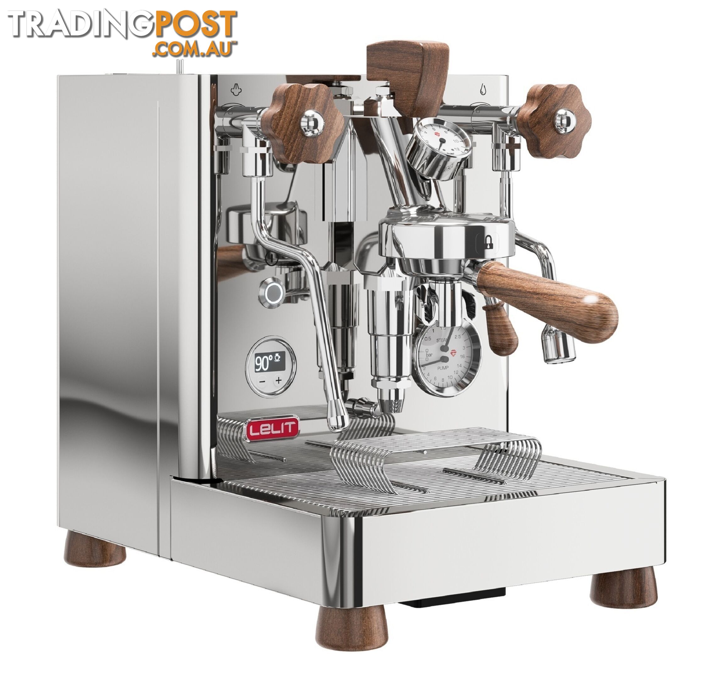 LELIT BIANCA V3 1 GROUP ESPRESSO COFFEE MACHINE STAINLESS & FACTORY TIMBER KIT BRAND NEW