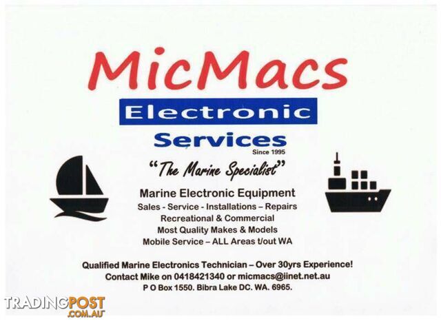 MARINE ELECTRONICS Specialist - JRC, KODEN, SEIWA, TMQ, UNIDEN, ICOM.