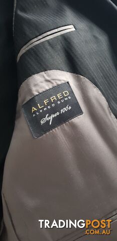 Alfred Sung Black Suit - Men&#39;s Size 42 regular +