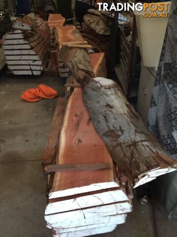 Taking orders for Redgum slabs ect