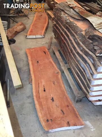 Taking orders for Redgum slabs ect