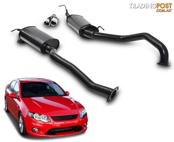 2.5" Performance Exhaust System for 6 Cylinder FG / FGX Ford Falcon Sedan with Twin Tips - 