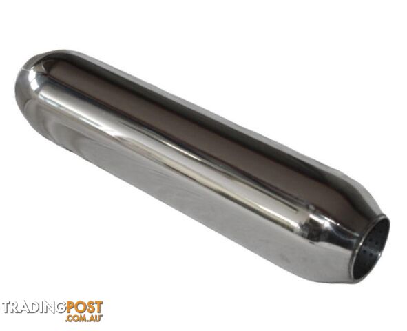 15 Inch Stainless Steel Super Dog with 2.25 Inch Perforated Centre Tube -