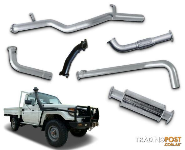 3" Turbo-Back Stainless Steel Exhaust System for 4.2lt Turbo Diesel Toyota...