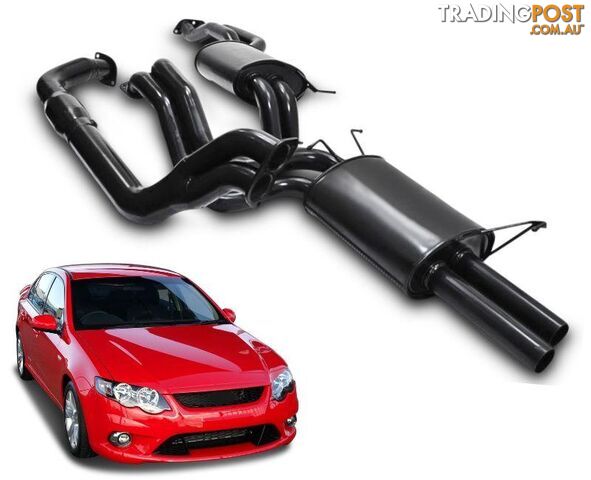 2.5" Twin Turbo-Back Performance Exhaust System for 6 Cylinder FG / FGX XR6T Ford Falcon Sedan with Twin Outlet - 