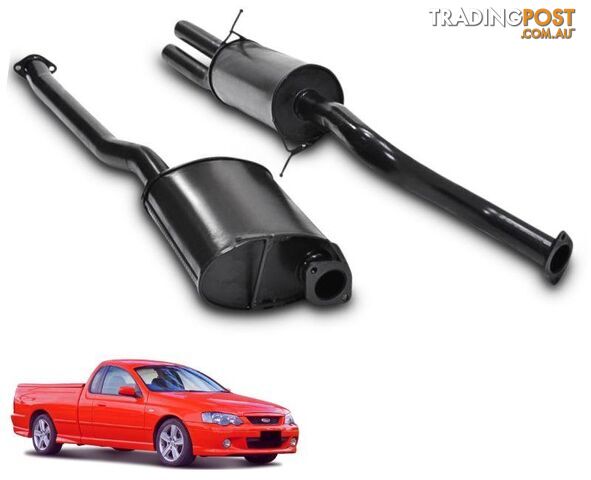 2.5" Performance Exhaust System for 6 Cylinder BA, BF Ford Falcon Ute with Twin Outlet - 