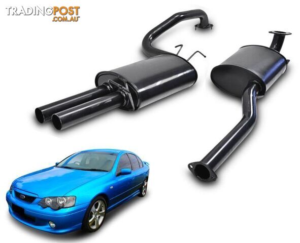 2.5" Performance Exhaust System for BA, BF XR6 Ford Falcon Sedan with Twin Outlet - 