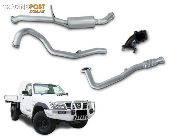 3" Turbo-Back Exhaust System for 4.2lt Turbo Diesel Nissan Patrol GU Ute Y61 -...