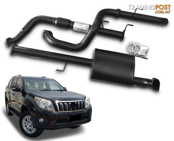 3" Turbo-Back Exhaust System for 3.0lt Turbo Diesel Toyota Prado 120 Series...