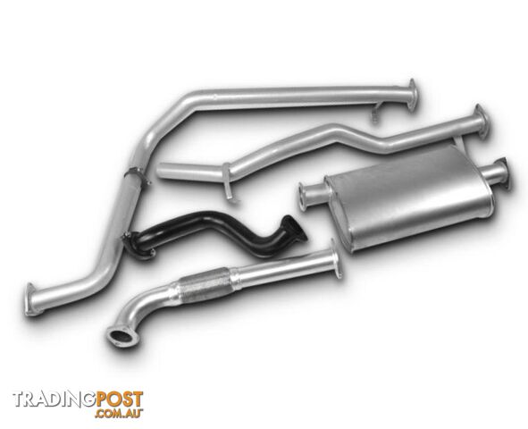 2.5" Stainless Steel Exhaust System for 4.2lt Non-Turbo Diesel Toyota Landcruiser 79 Series Single Cab Ute - For Original Manifold (1999 Onwards Models) - No Muffler - Loud (Straight Pipe) -  - photo 3 of 3