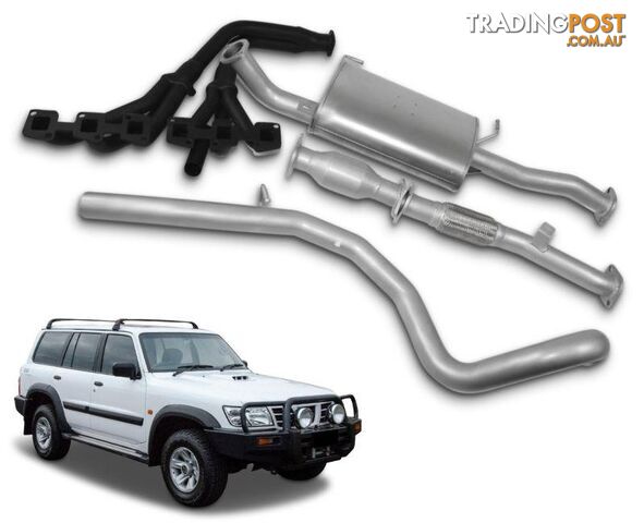 2.5" Stainless Steel Exhaust System with Extractors for 4.5lt Petrol Nissan...