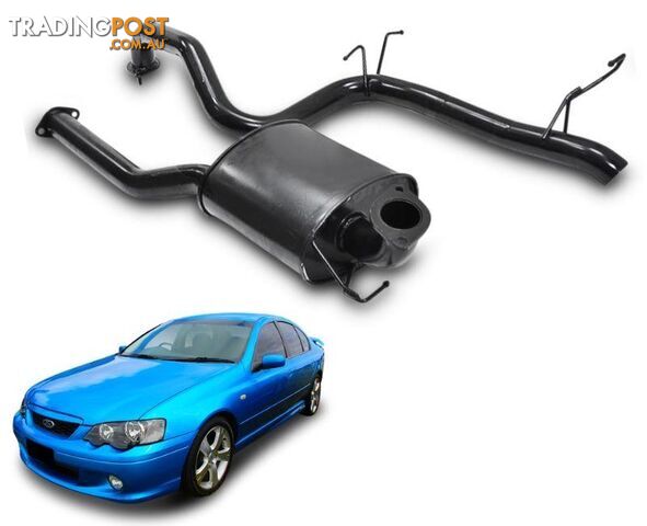 2.5" Performance Exhaust System for 6 Cylinder BA, BF Ford Falcon Sedan (Racing System) - 