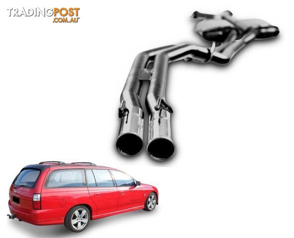 2.5" Twin Performance Exhaust System for 5.7lt 8 Cylinder VY Holden Commodore Ute & Wagon (Racing System) - 