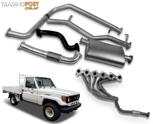 2.5" Stainless Steel Exhaust System with Extractors for 4.2lt Non-Turbo Diesel...