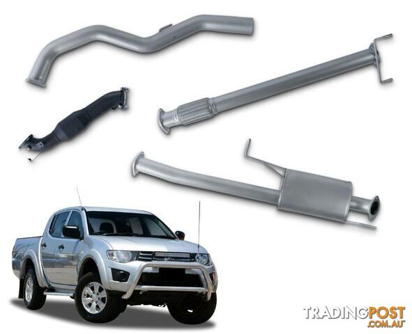 3" Turbo-Back Exhaust System for 2.5lt Turbo Diesel Mitsubishi Triton MN Dual...