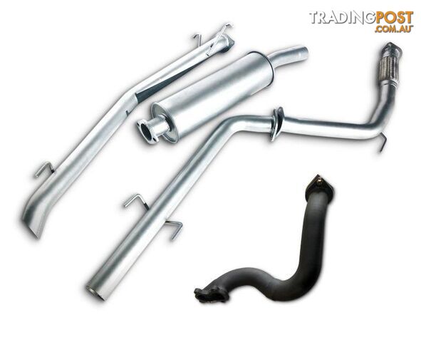2.5" Turbo-Back Exhaust System for 2.8lt Turbo Diesel Holden Rodeo TF (4WD Model...