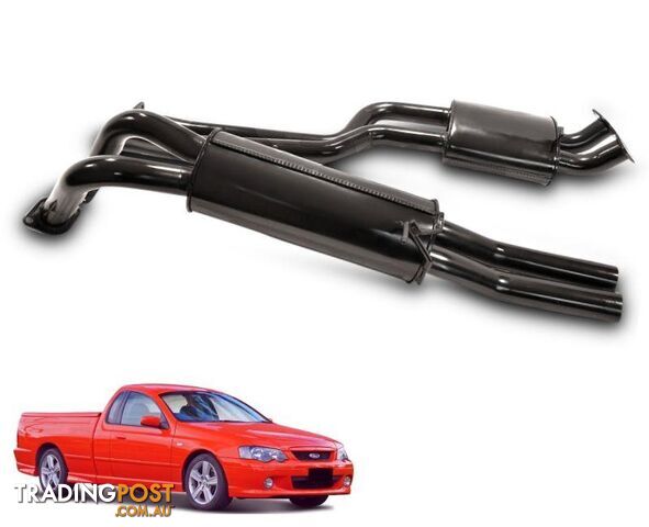 2.5" Twin Performance Exhaust System for BA XR6T, XR8 Ford Falcon Ute with Twin Outlet - 