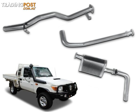 2.5" Exhaust System for 4.2lt Non-Turbo Diesel Toyota Landcruiser 79 Series...