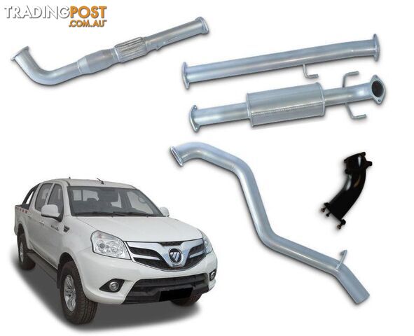 3" Stainless Steel Turbo-Back Exhaust System for 2.8lt Foton Tunland Ute (2014 -...