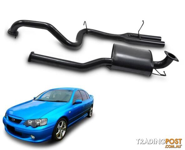 2.5" Performance Exhaust System for BA, BF XR6 Ford Falcon Sedan with Twin Outlet (Racing System) - 