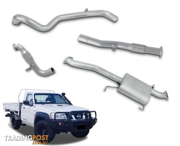 3" Turbo-Back Exhaust System for 3.0lt Common Rail Nissan Patrol GU Ute Y61 -...