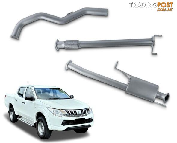 3" Stainless Steel DPF-Back Exhaust System for 2.4lt MQ, MR Mitsubishi Triton...