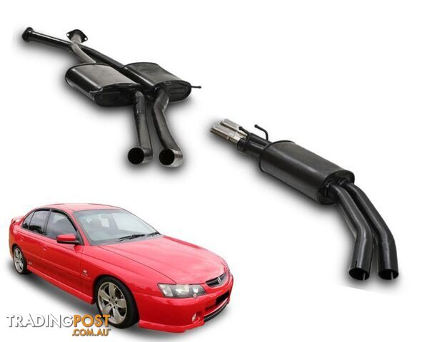 2.5" Twin Performance Exhaust System for 5.7lt 8 Cylinder VY Holden Commodore Sedan (Oval Rear Muffler) - 