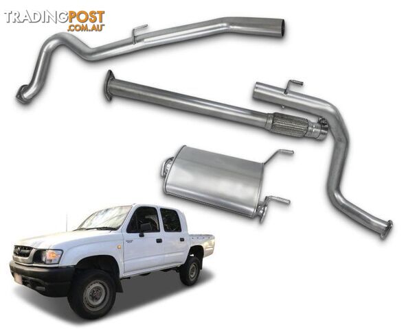 2.5" Exhaust System for 3.0lt Naturally Aspirated Toyota Hilux LN167, LN172...