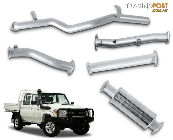 3" Stainless Steel DPF-Back Exhaust System for 4.5lt V8 79 Series Toyota...