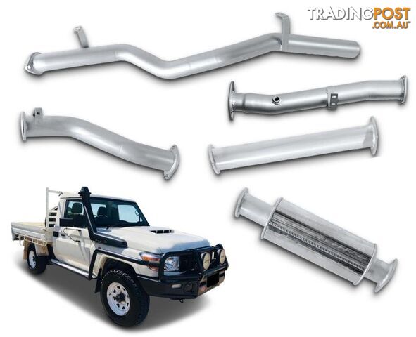 3" Stainless Steel DPF-Back Exhaust System for 4.5lt V8 79 Series Toyota...