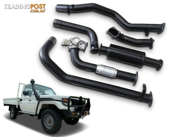 3" Turbo-Back Exhaust System for 4.2lt Turbo Diesel Toyota Landcruiser 79 Series...