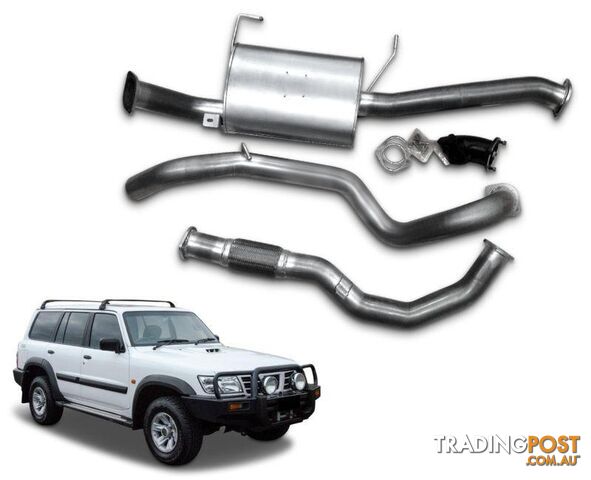 3" Turbo-Back Stainless Steel Exhaust System for 2.8lt Turbo Diesel Nissan...