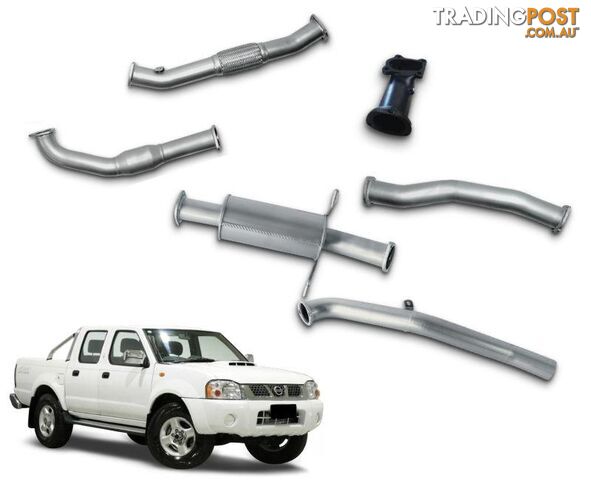 3" Turbo-Back Stainless Steel Exhaust System for 2.5lt Nissan Navara D22 Dual...
