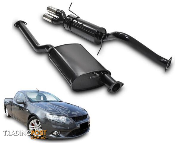 2.5" Performance Exhaust System for 6 Cylinder FG / FGX Ford Falcon Ute with Twin Tips - 